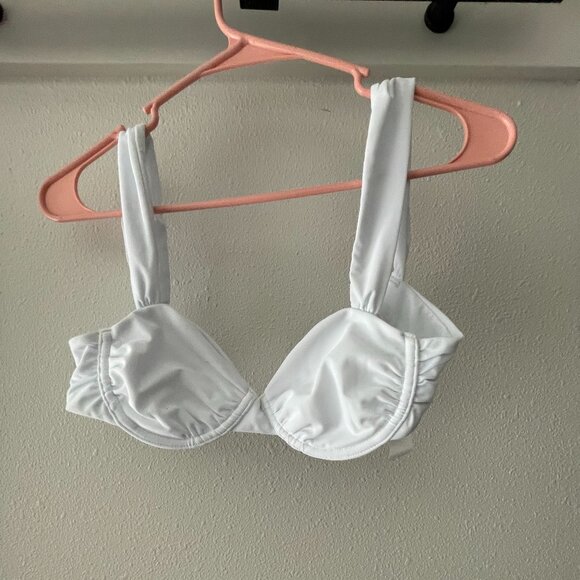 NWOT Tularosa Famke White Bikini Top - Picture 5 of 7